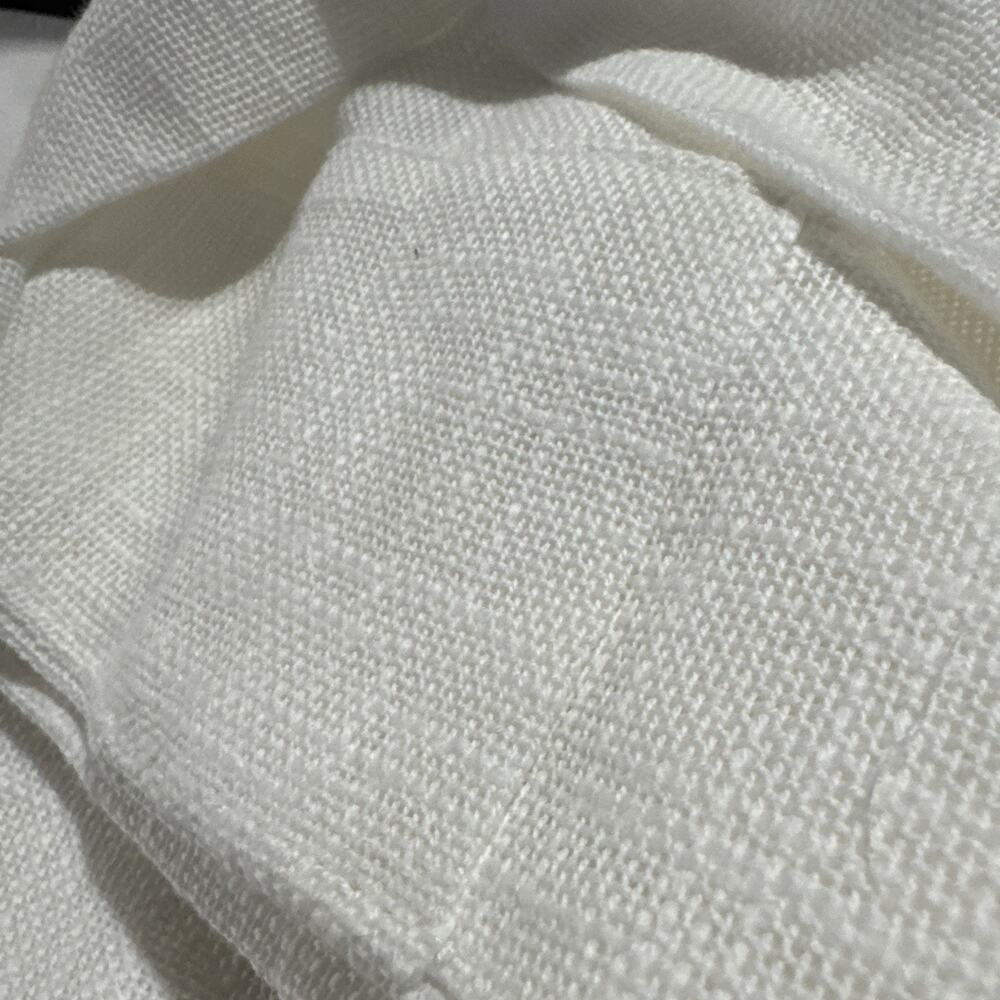 NWT Quince COTTON SHEER Curtain 2 Panel Set 48” X 96” Cotton Curtains White - Picture 5 of 5